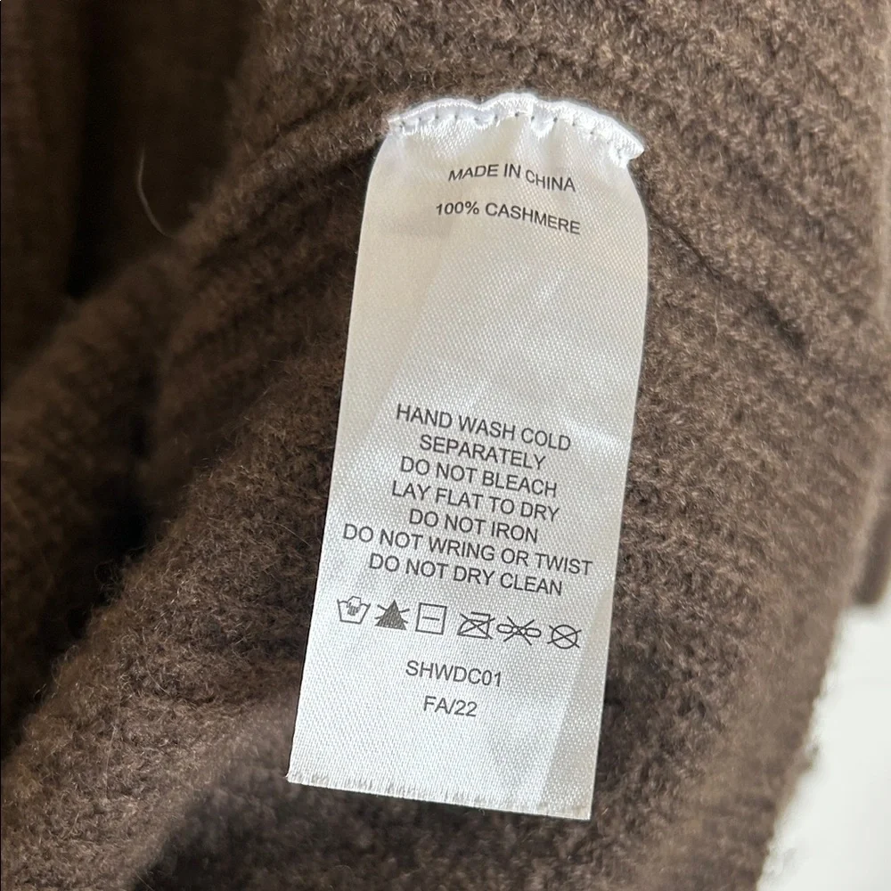 Quince 100% Cashmere Cardigan – Size Large - Picture 3 of 3